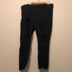 Distressed American Eagle Skinny Jeans